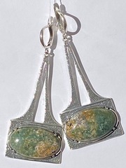 Дейзи (серьги  из серебра)