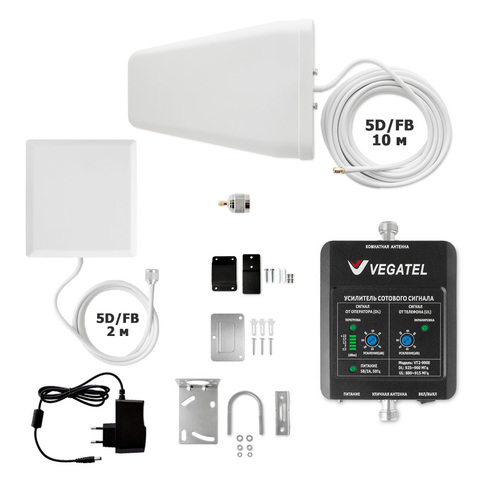 Готовый комплект VEGATEL VT2-900E-kit (дом, LED)