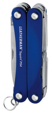 Мультитул Leatherman Squirt PS4 9 функций, синий (831230)