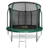 ARLAND Батут премиум 10FT с внутренней страховочной сеткой и лестницей (Dark green) фото №0