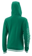 Женская толстовка Wilson W Team II FZ Hoody - team green