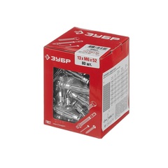 ЗУБР МОЛЛИ, М6 х 52 х 13 мм, 80 шт, анкер для пустотелых конструкций (302472-06-052)