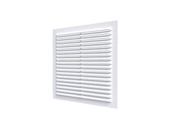 52-0-194 Решетка вентиляционная неразъемная, наклонные жалюзи, 194х194мм, (A1919C),ERA AUR (Россия)