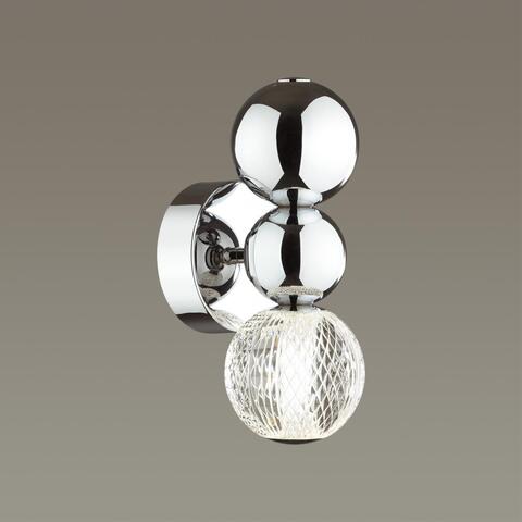 Настенный светодиодный светильник Odeon Light CRYSTAL 5007/4WL