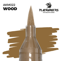 Акриловый маркер с кистью AK Playmarkers Wood