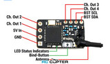 Приёмник TBS Crossfire Nano Rx (SE) с Immortal T образной антенной V2