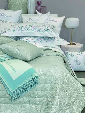 Покрывало 270х270 Blumarine Evelyn зеленое