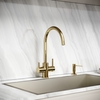 Sancos Taper SC4012ZG Смеситель для кухни с краном для фильтрованной воды, цвет: полированное золото