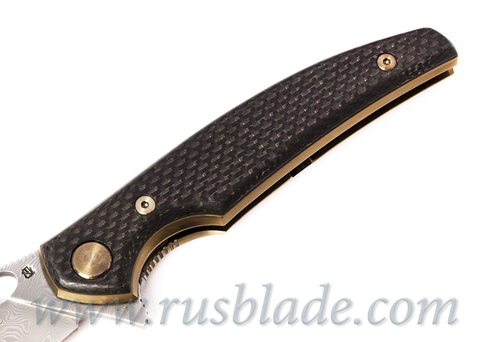 Cheburkov Golden Raven # 161 Damascus Gold Plated - фотография 