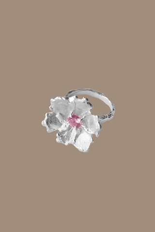 Кольцо BIG PINK FLOWER