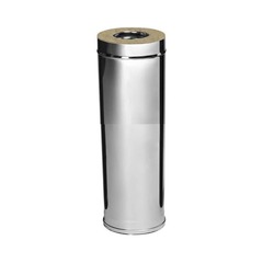 Дымоход сэндвич Ф140(430/0,5)х210(430/0,5) Д=500мм (Коракс)