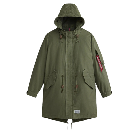 Куртка Alpha Industries M-59 Fishtail MOD Parka Olive (Зелёная)