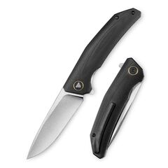 Складной туристический нож TRIVISA Phoenix-BG клинок N690 рукоять G10 и титан (черный)