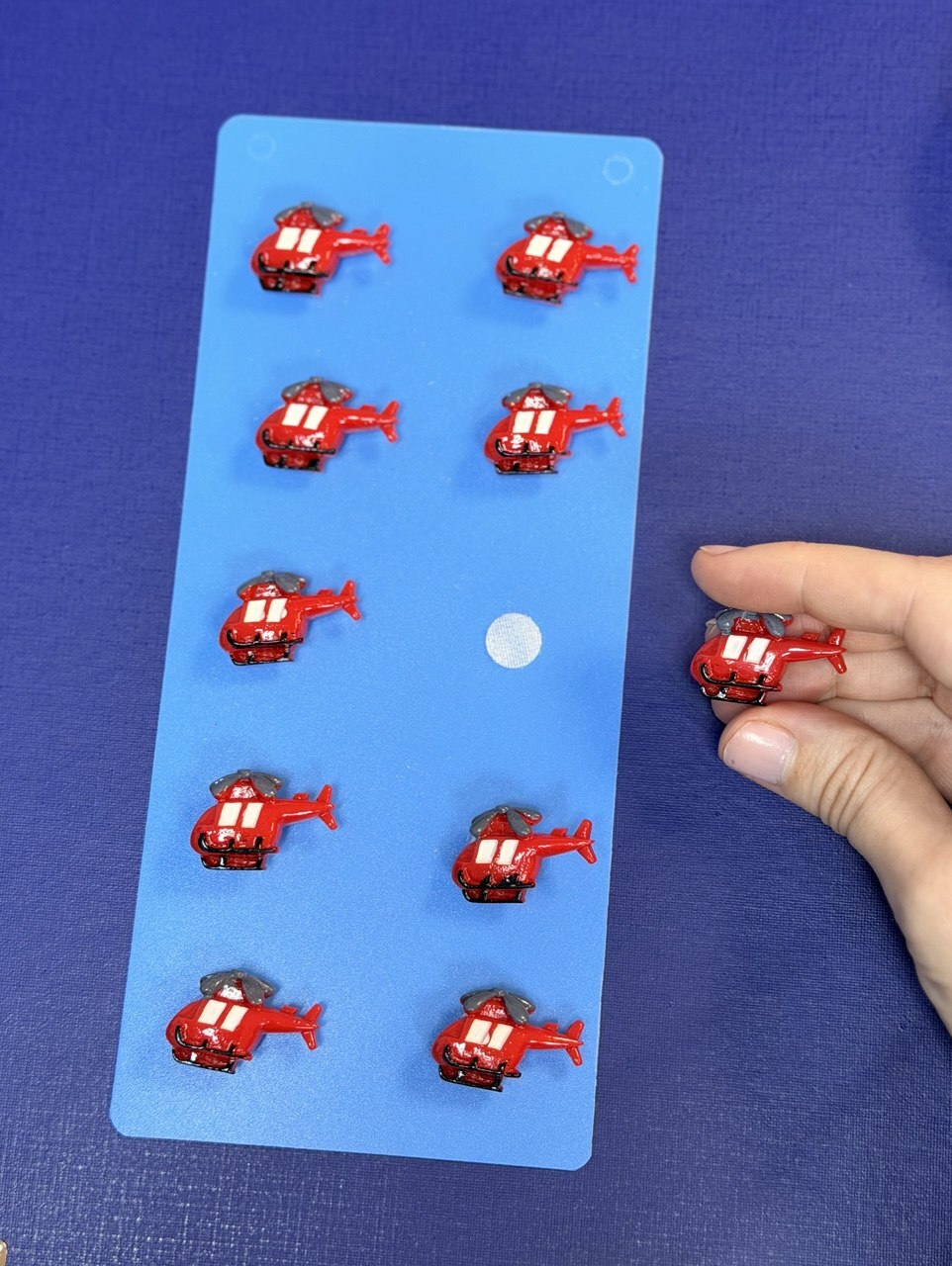 Жетоны "Вертолеты" 10 шт. фигурки
