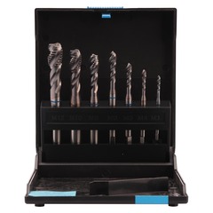 Набор метчиков машинных M3 -M12 HSSE-TiCN DIN371/376 (Винт., C/2-3P, R39) 7пр Volkel 47869