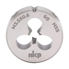 Плашка М 3,5х0,6 DINEN22568 HSS 6g 20х5мм NKP 240035N