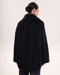 Пальто-бомбер чернильный