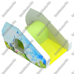 ГОРКА С ПРОЗРАЧНЫМ СПУСКОМ