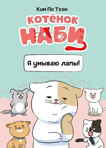 Котёнок Наби. Я умываю лапы!