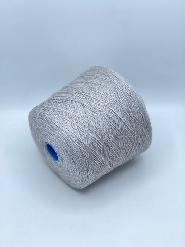 Zegna Baruffa, Fiammato, 2/14 700м, 100%Меринос, Серый меланж(158/22/59) арт.37796