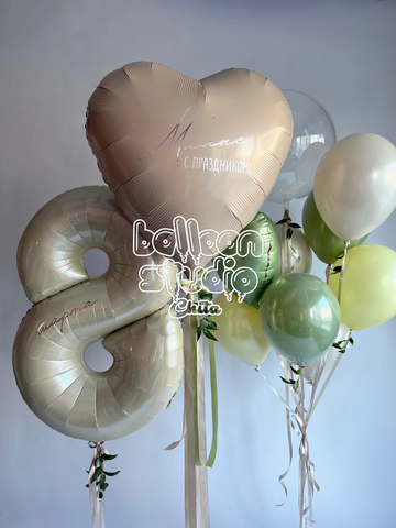 шары на 8 марта № 19