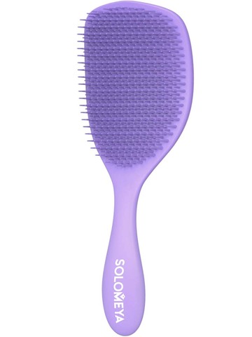 Solomeya Wet Detangler Brush Cushion Lavender / Расческа для сухих и влажных волос с ароматом лаванды