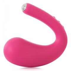 Ярко-розовый вибратор Dua G-spot & Clitoral Wearable Vibrator - 17,8 см. - 