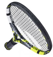 Ракетка теннисная Babolat Pure Aero - grey/yellow/white + струны + натяжка