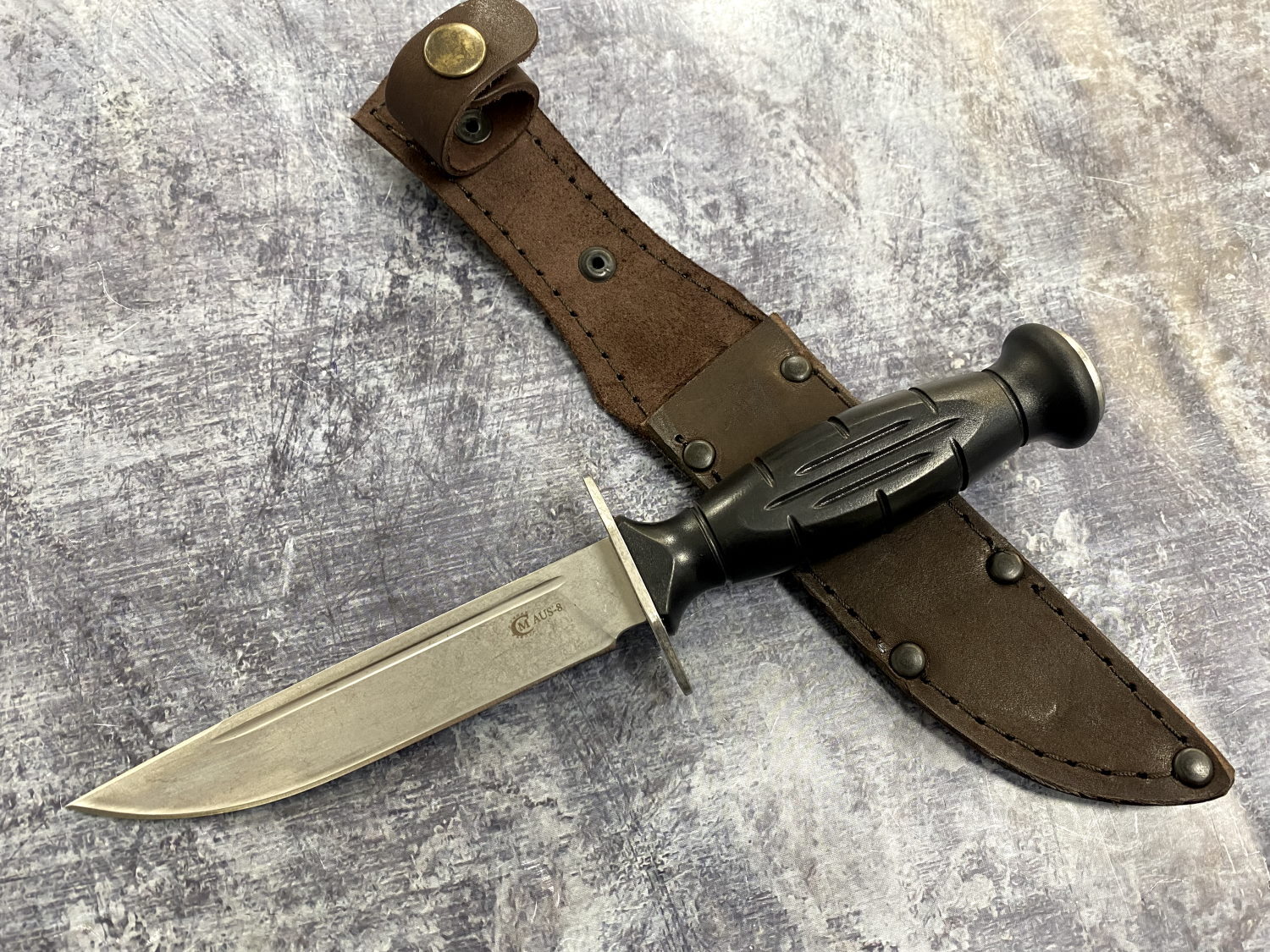 Нож Разведчик НР-43 Вишня, сталь AUS8, черный пластик купить за 3 700 ...