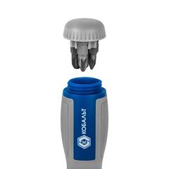 Отвертка рукоятка КОБАЛЬТ с набором бит, 53 пр., CR-V (25 бит, 26 бит для точн.работ + адаптер) (915-076)