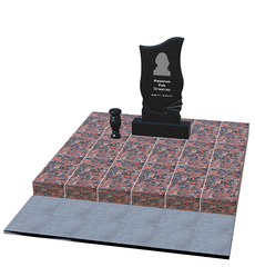 Готовое ритуальное сооружение 1,8м*1,8м (под ключ)