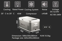 Купить Компрессорный автохолодильник Alpicool MK18 от производителя недорого.