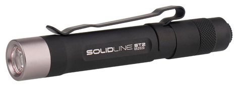 Фонарь ручной Led Lenser Solidline ST2, чёрный, светодиодный, AAAx1 (502208)