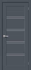 Дверь Браво-28 / Цвет Stormy Matt / Стекло Magic Fog / Двери Браво