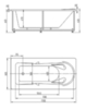 Aquatek LED170-0000047 Ванна Леда пустая без фр.экр.