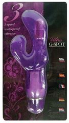 Фиолетовый вибратор для точки G ULTRA G-SPOT - 15 см. - 