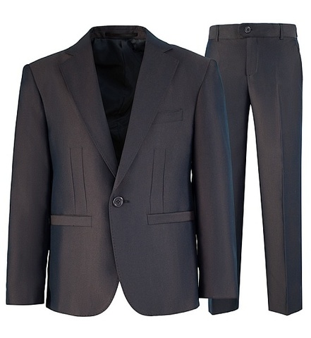 Темно-коричневый костюм STENSER