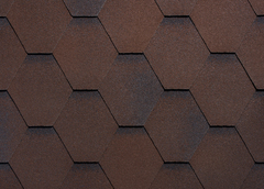 Гибкая черепица Ruflex Sota R-S-4 Темный шоколад 3 м2/уп.