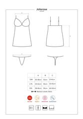 Соблазнительная коротенькая сорочка Jolierose - 