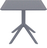 Стол пластиковый Sky Table 80 темно-серый Siesta Contract Турция
