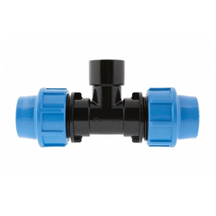 Тройник комбинированный полипропиленовый Джилекс, с внутренней резьбой, 25 x 3/4" М x 25 мм