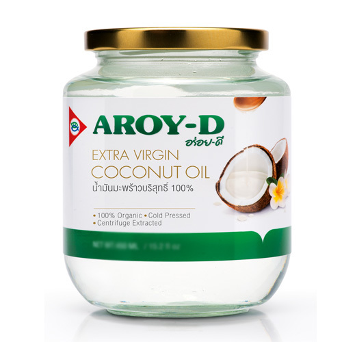 Тайское нерафинированое кокосовое масло Aroy-D, 180 мл