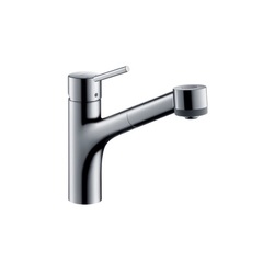 Смеситель для кухни с выдвижным изливом Hansgrohe M52 73860000 фото