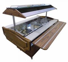 Шведский стол БЗТО – Охлаждающий «Иней ШСО» облицовка пластик/полка пластик