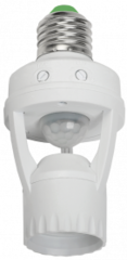 Датчик движения ДД 045 бел 60Вт E27  IP20 ИЭК  LDD10-045-60-001