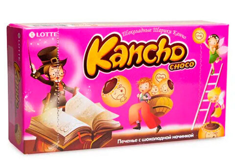 Печенье с шоколадной начинкой KANCHO, 42г