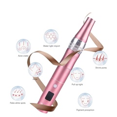 Дермапен Microneedle Instrument Q-3 (работа на аккумуляторе). Цвет Pink