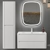 Cezares RELAX-1500-2A-SO-GM RELAX Шкаф подвесной с двумя распашными дверцами с доводчиками, с двумя полками, универсальный, Оружейная сталь, 400x300x1500, RELAX-1500-2A-SO-GM