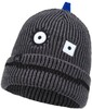 Картинка шапка вязаная Buff Hat Knitted Funn Robot Grey Vigore Vigore - 1