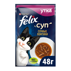 Felix пауч для кошек суп (утка) 48 г